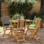 Lauko bistro kėdės 4 pcs Tamsiai pilka 38 x 46 x 85 cm