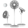 Cecotec EnergySilence 2600 Sunflower Portable Battery-powered fan | Stand Fan | 22 W | Diameter 33 cm | Number of speeds 12 | Oscillation | Remote control