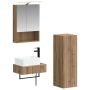 Vonios spintos komplektas 4 pcs Artisano ąžuolo