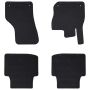 Automobilių kilimėlis 4 pcs Juoda TPE