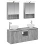 Vonios spintos komplektas 5 pcs Pilka Sonoma 50 x 14,5 x 70 cm