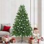 Kalėdų eglutė su 300 LED s stovu Žalia 210 cm PE