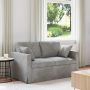Sofa Šviesiai pilka 138 x 78 x 80 cm Aksomas