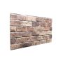 Sienų plokštės 10 pcs Ruda ir pilka 100 x 50 cm EPS putos