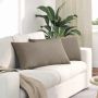 Sofa Pagalvės 2 pcs Taupe 80 x 40 cm audinys