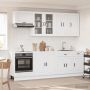Virtuvės vienetas PORTO 8 pcs Itin blizgi balta