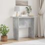 Konsolinis stalas Betono pilka 93 x 40 x 75 cm Apdirbta mediena