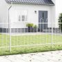 Sodo tvora 7 pcs Balta 11,9 x 0,8 m Miltelinis plienas