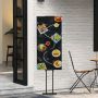 Prekybos parodos stendai 2 pcs Juoda 30 x 23,5 x 210 cm Plienas