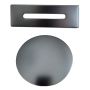 Detalė vonios sifono apdailos Gun Grey