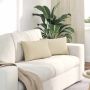 Sofa Pagalvės 2 pcs Kreminė 50 x 30 cm audinys