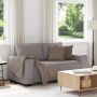 Dvivietė sofa, pilkai ruda, 160x77x82 cm, audinys