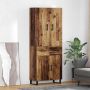 Aukštas spintelė 2 pcs Senovinis medis 69,5 x 34 x 180 cm