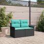 Sodo sofa su pagalve 141 x 62 x 69 cm poliratanas