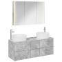 Vonios baldų rinkinys 4 pcs Betono pilka