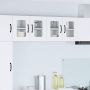 Virtuvės spintelė 2 pcs Balta 60 x 31 x 40 cm Apdirbta mediena