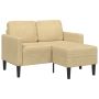 dvivietė sofa su gultu L formos pilkai žalia patalynė