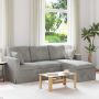 Sofa Šviesiai pilka 198 x 134 x 80 cm Aksomas