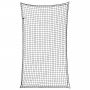 Priekabos tinklas su elastine virve, juodas, 6x3,5m, PP