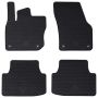 Automobilių kilimėlis 4 pcs Juoda VW TIGUAN TDI TPE