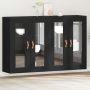 Sieniniai baldai 2 pcs Juodas ąžuolas 69,5 x 34 x 90 cm