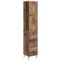Spintelė 2 pcs Sendintos medienos 34,5 x 34,5 x 90 cm