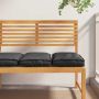 Pagalvėlė 2 pcs Juoda 40 x 40 x 8 cm Oksfordo audinys