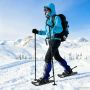 3 in 1 sniego batai su žygio lazdelėmis Juoda 21 colio