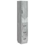 Spintelė 2 pcs Pilka Sonoma 33 x 34,5 x 87 cm Apdirbta mediena