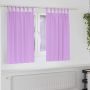 Užuolaidos su žiedais, blokuojančios šviesą 2 pcs Violetinė