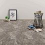 Grindų lentos 55 pcs Juodas 5,11 m² PVC