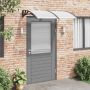 Stogelis durims, juodos spalvos, 150x100cm, polikarbonatas