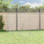 Lauko voljeras šunims, sidabrinis, 6x10x2m, plienas