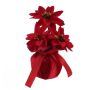 Dirbtinė Kalėdinė gėlė Christmas Touch, raudona, 18 cm