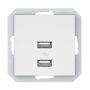  USB kroviklis VILMA QR1000, mat. baltos spalvos