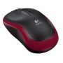 PELĖ KOMPIUTERINĖ LOGITECH M185 RAUDONA