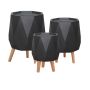 Vazonas Domoletti LT14522T-1S, Ø 23 cm, antracito