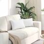 Sofa Pagalvės 2 pcs Balta 50 x 30 cm audinys