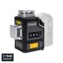 Lazerinis nivelyras GRUNDER LY360G, 3X3D, 18 V, žalias