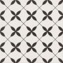 Akmens masės plytelė Patchwork clover black 29.8x29.8 (1.33)