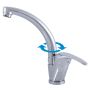 Virtuvinis maišyt Domoletti Selenga Eco DSEE006.5/2, chromo