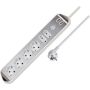 Buitinis ilgintuvas BRENNENSTUHL, 6 vietų, 2 USB, 2 m