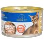 Šlapias kačių maistas, jautiena/vištiena/kalakutiena, 0.1 kg