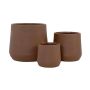 Gėlių vazonas Domoletti LT14955-2S, keramika/molis, raudonas