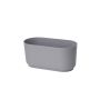 Vazonas Form Plastic Satina Eco, Ø 27 x 13.1 cm, pilkas