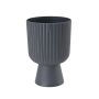 Vazonas Form Plastic KELI MIKA, Ø 13.7 cm, antracito