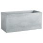 Vazonas Scheurich Stony Grey, plastikinis, Ø 59x25cm, pilkas
