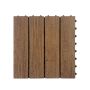 WPC terasų plytelė Garden Center T401, 30x30x2.2 cm, ruda
