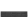 Ventiliacijos grotelės 500x100 MR5010A, metalinės, antracito