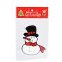 Langų lipdukas Sniego senis Christmas Touch, 20 cm